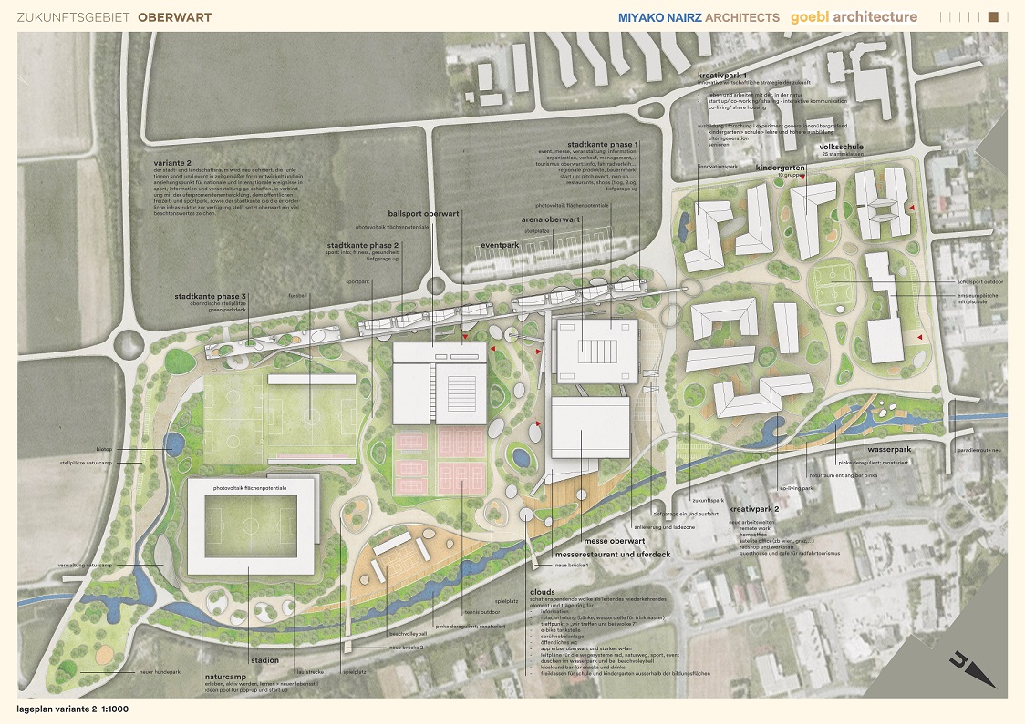 Zukunftsgebiet Oberwart Lageplan